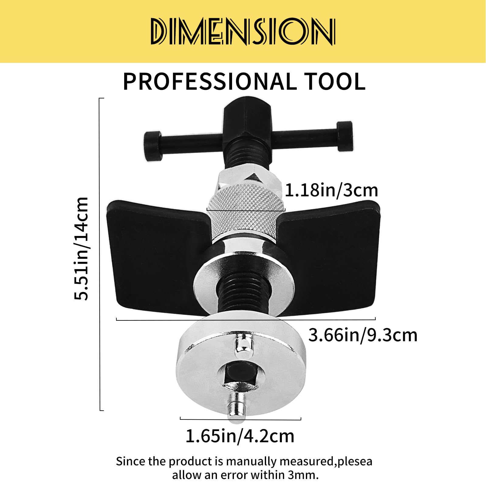 MuHize Caliper Piston Compressor Tool (Upgraded) - Universal Rear