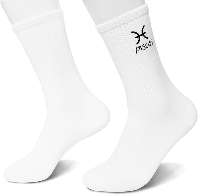 Pisces Crew Socks | Soft, Stylish, and Full of Personality