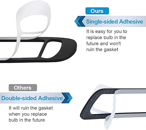 Miniatura 9 de MbuyDIY 3 tercera junta de luz de freno compatible con Chevy Silverado 1500 GMC Sierra 2500HD 3500HD 2014-2020 montaje alto montaje adhesivo de una