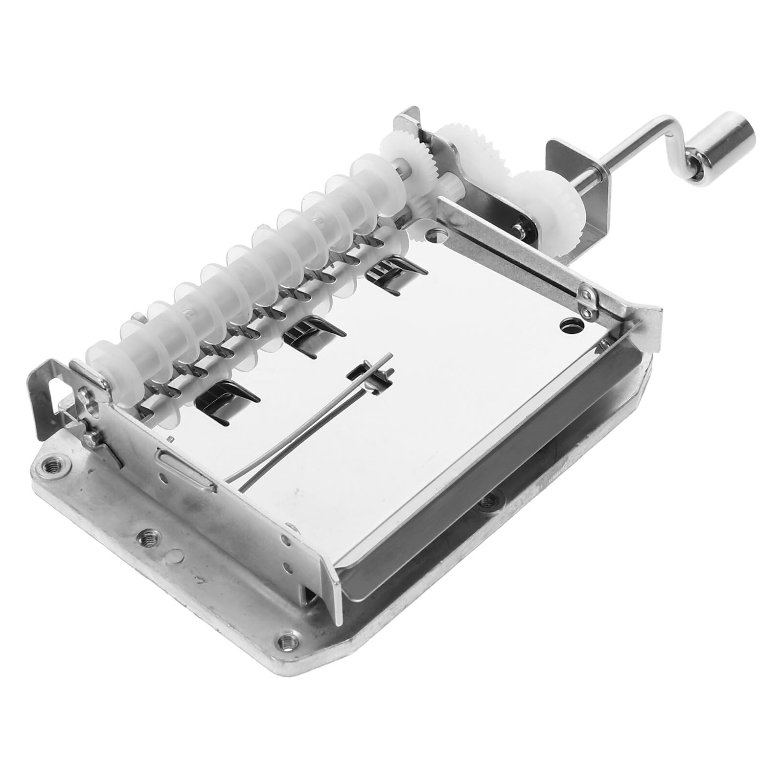 Garneck Caja de Música con Manivela de Notas Mecanismo Musical para Crear Canciones para Manualidades y Proyectos de Bricolaje con Engranaje
