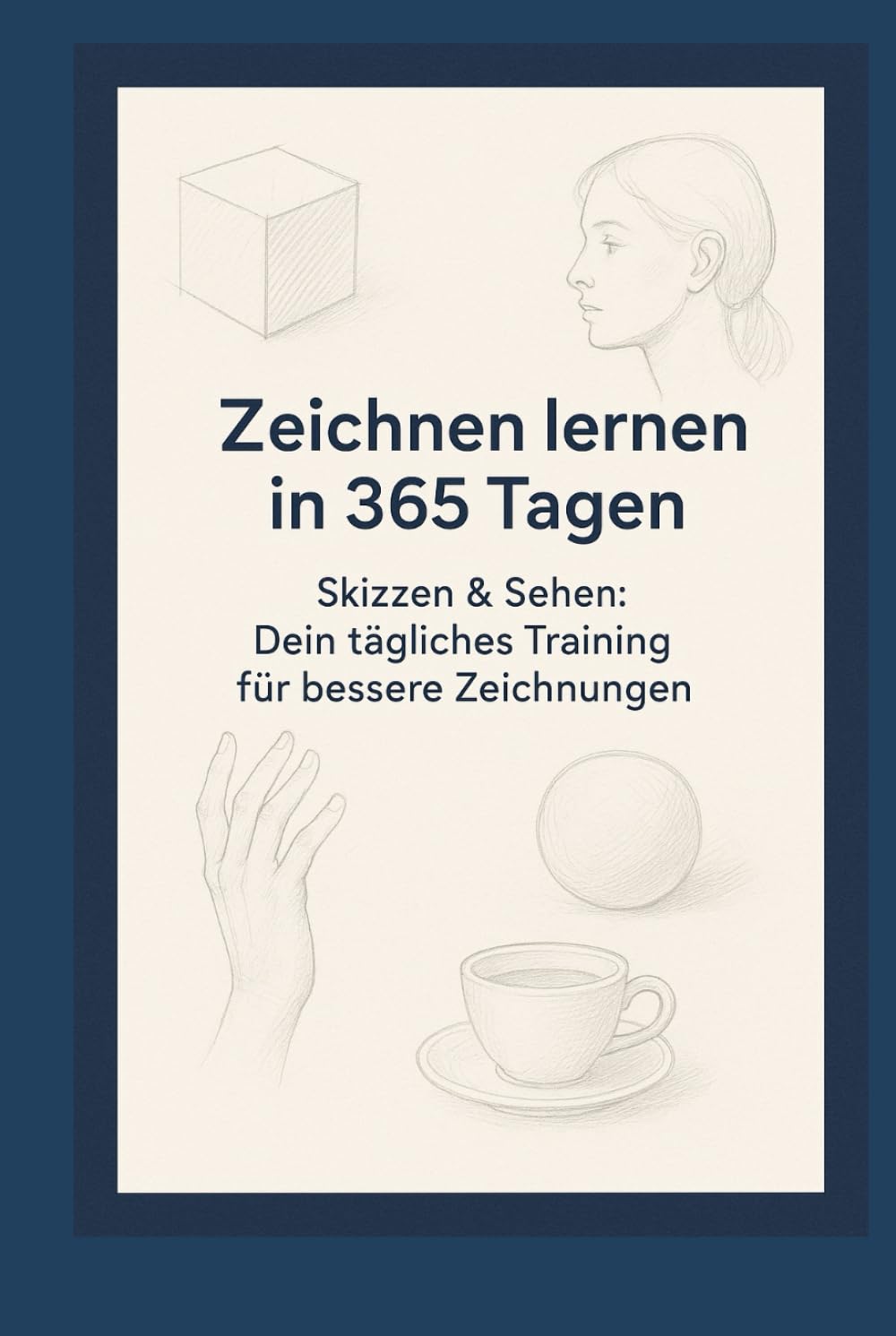 Zeichnen lernen in 365 Tagen: Skizzen & Sehen: Dein tägliches Training für bessere Zeichnungen