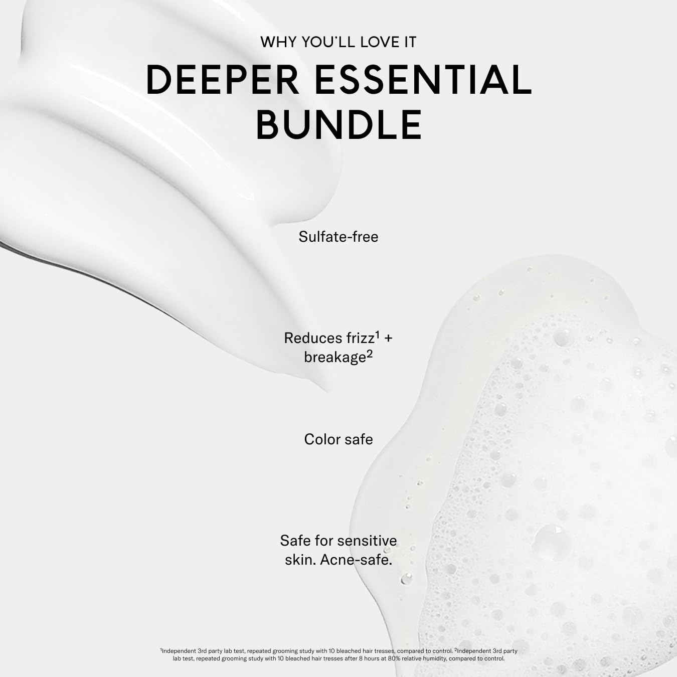 SEEN Shampoo & Deeper Conditioner Bundle, Dermatologist-Developed Hair Care Set