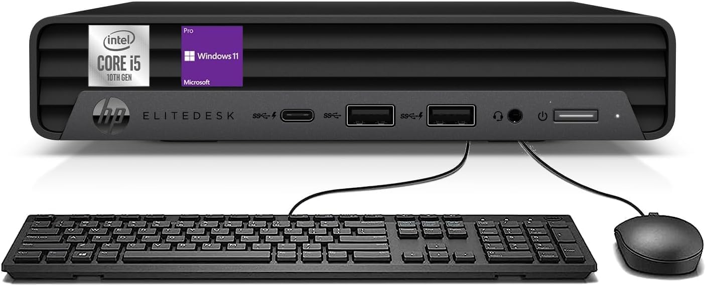 HP EliteDesk 800 G6 Mini Ordenador de Escritorio, Intel Core i5