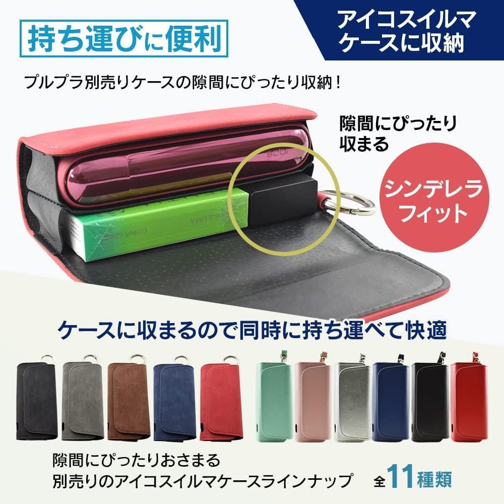 プルプラ クリップオンケース 商品説明図面と使用イメージ
