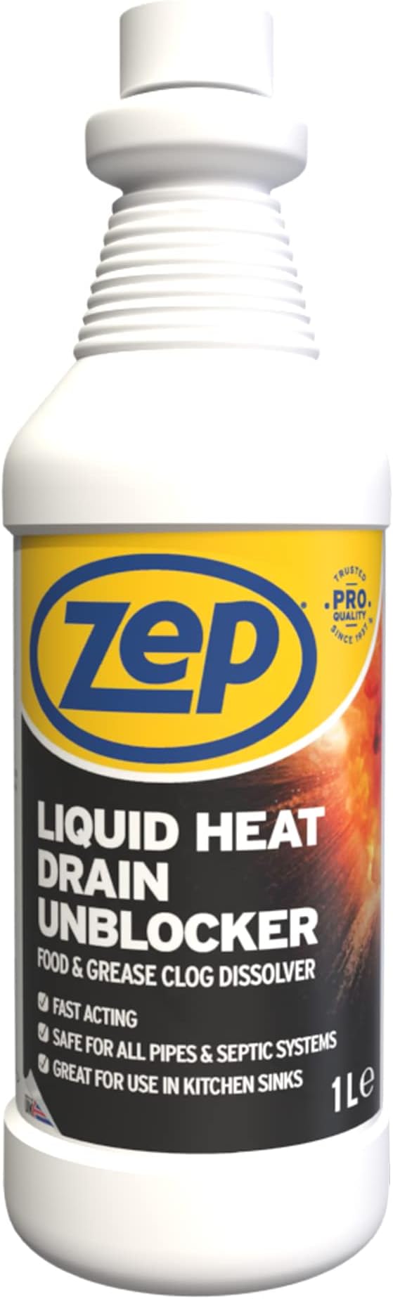 Zep Commercial Unblocker Heat Drain Liquid