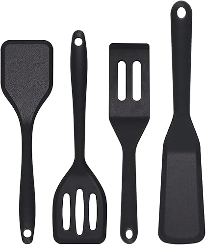 Miniatura 8 de Espátulas pequeñas, 5 unidades, mini espátula de silicona fácil de limpiar, espátula flexible de brownie, espátulas para uso en cocina, mini