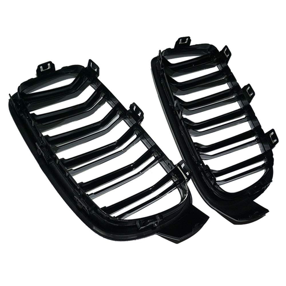 Griglia Paraurti Griglia Paraurti Anteriore Auto Per BMW Serie 3 2012-2018 Griglie A Doppia Stecca Renali Universale