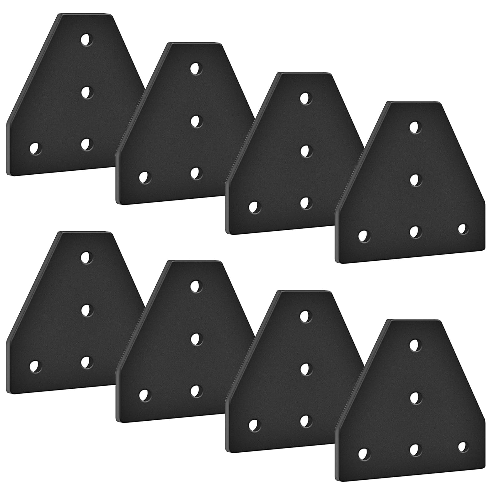 YouQi 3-Way End Corner Bracket Connector mit Mounting Screws für Aluminum Extrus