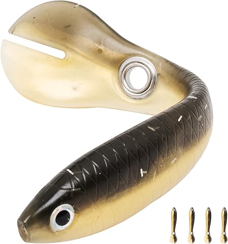 Soft Fishing Lures for Bass Bionic Fish Lure for Saltwater Freshwater Simulation Loach Soft Bait Bass Slow Sinking Bionic Swimming Lures Kit