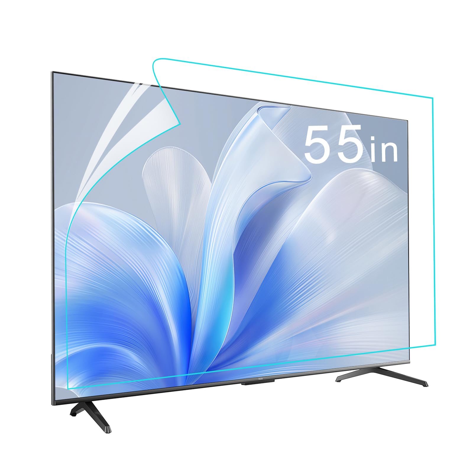 Protecteur d'écran anti lumière bleue TV 55 pouces avec filtre mat anti-reflets