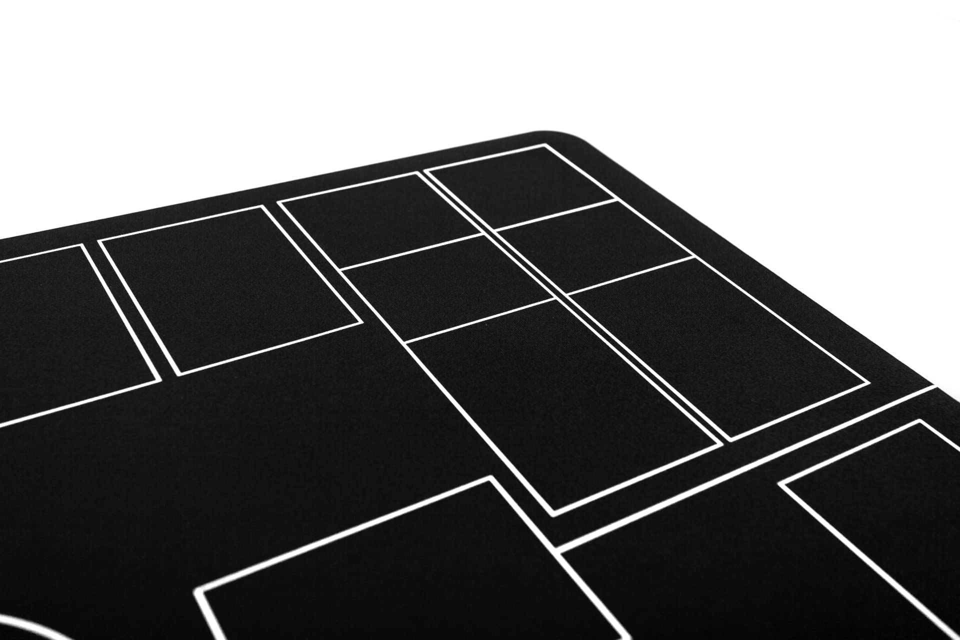 Minimalistische Kartenspielmatte kompatibel mit Pokemon TCG - 2 Spieler
