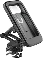 Vista 1 de Soporte de motocicleta para bicicleta al aire libre, ajustable, universal, impermeable, para teléfonos inteligentes, soporte para manubrio