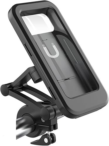 Soporte de motocicleta para bicicleta al aire libre, ajustable, universal, impermeable, para teléfonos inteligentes, soporte para manubrio de