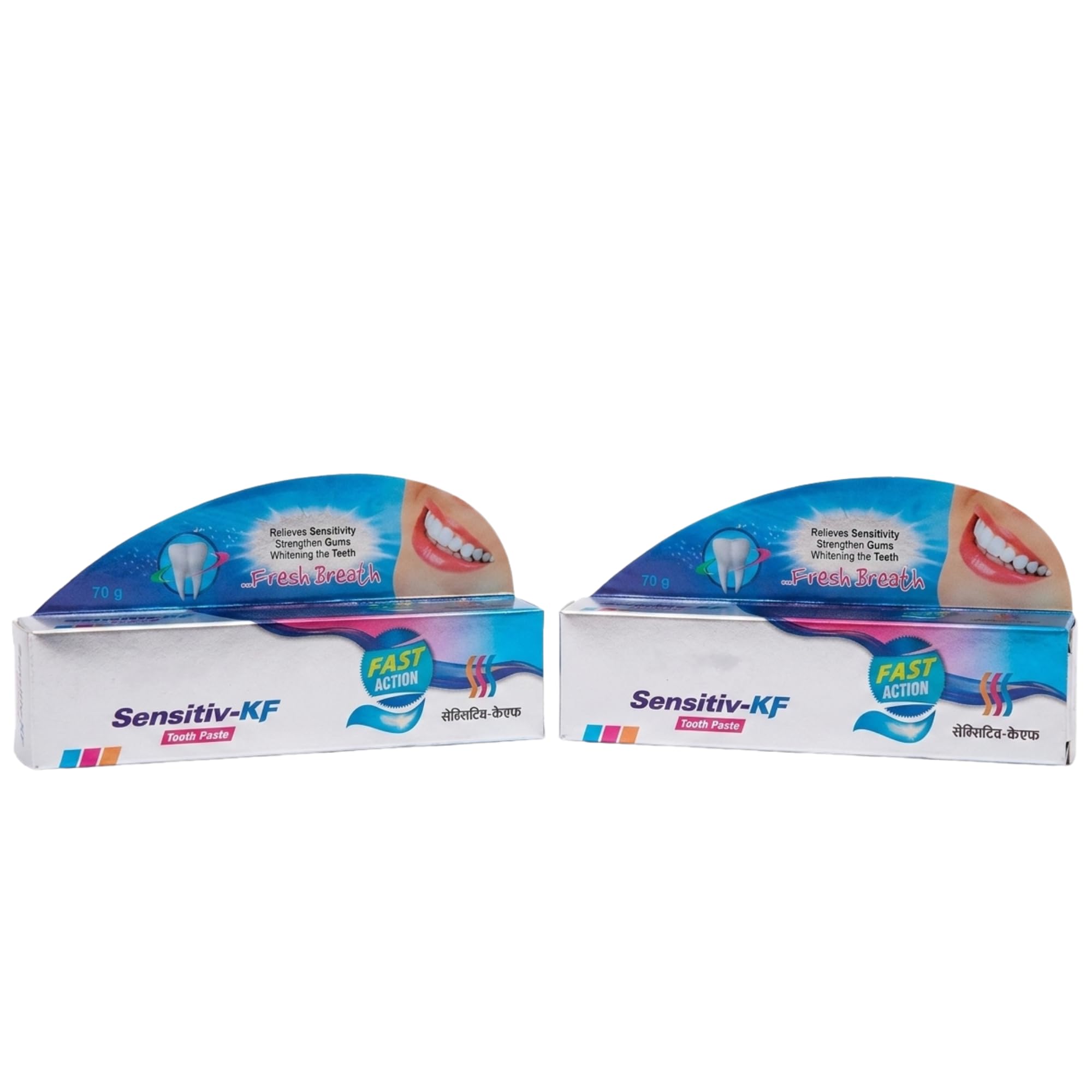 Sensitiv-KF Toothpaste 70g Daily Oral Care Toothpaste for Fresh Breath Clean Teeth and Healthy Looking Smile (Pack of 2)-image-32