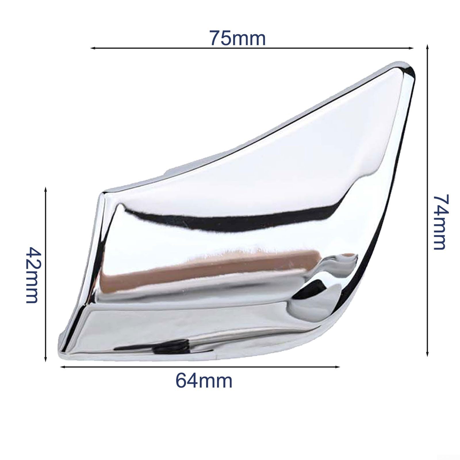 Uchwyt do siedzenia Mercedes E-Class Coupe W207 2009-2016 chrom-srebrny ABS-PC