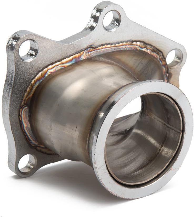 TK-CGQ215Z TD04 5 Bolt Turbo Downpipe Flange to 2.5" V Band Conversion Adaptor for Subaru