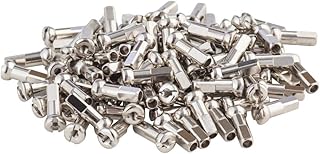 DT Swiss Pro Head Nipples 2.34mm 14mm Box of 100 Brass Silver 1.869g ea