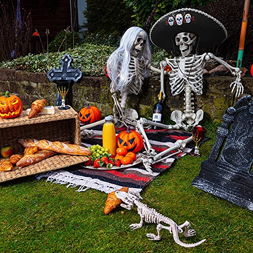 Decoración de esqueleto Boland 78973 multicolor para fiestas de Halloween 4