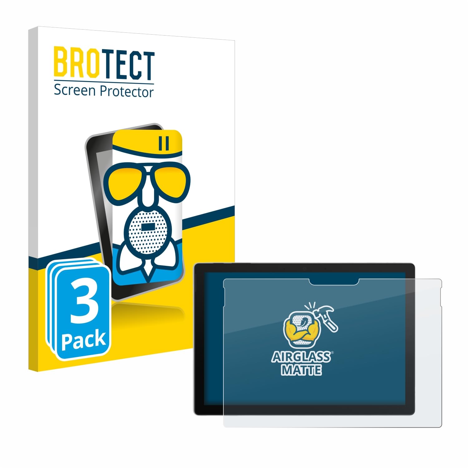 brotect Pellicola Vetro per Microsoft Surface Pro 7