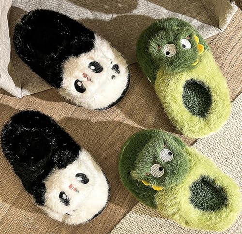 Toddler Slippers for Girls Boys Cute Cartoon Animals House Shoes Winter Warm Slippers Non-slip Newborn Booties Platform Shoes3