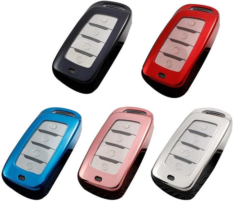 Protective Key Cover Compatible with For Changan CS85 CS35 Plus CS25 CS95 Models Featuring Flexible Construction (Pink)