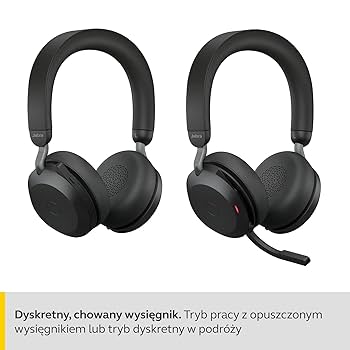 Jabra Evolve2 75 USB-C スタンド付 Jabra Evolve2 75 - USB-C MS Teams 充電スタンド付き [ブラック