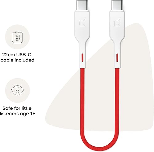 Miniatura 9 de Toniebox - Paquete de 2 reproductores de audio para niños de 1 años en adelante con luz nocturna de ovejas soñolientas, verde azulado tropical