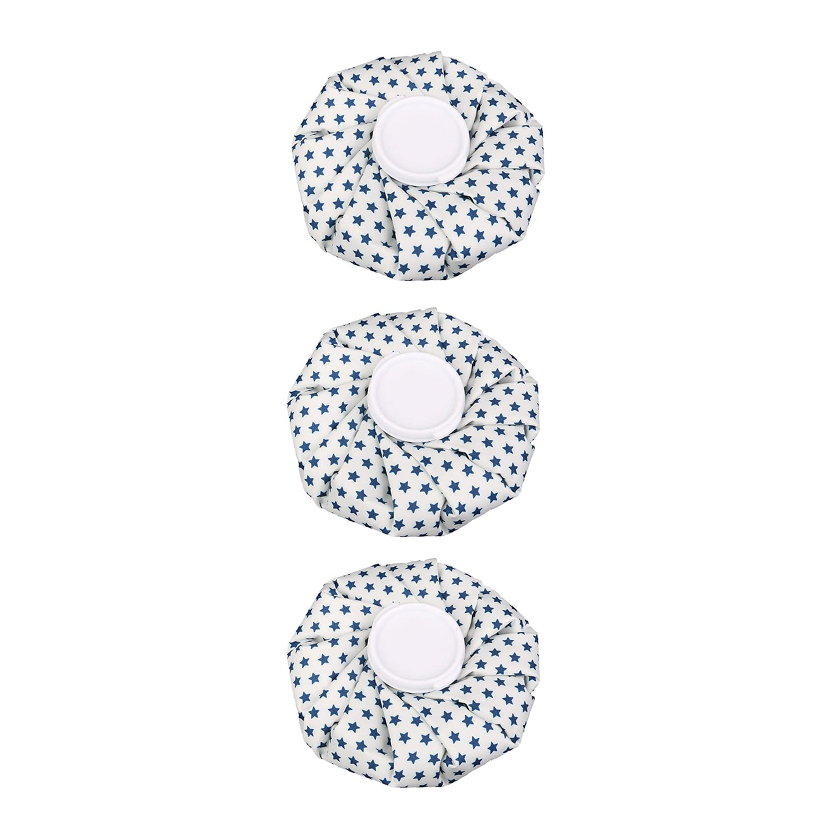 Hndhbfgrt 3X Ice Bag for Pain Relief 9Inch Pentacle, White