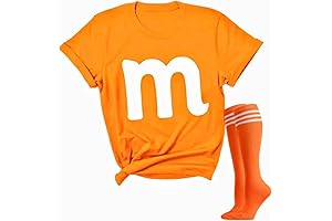 Womens Easy Costumes M T-Shirts Halloween Team Groups Chocolates Candy Costume Tops...