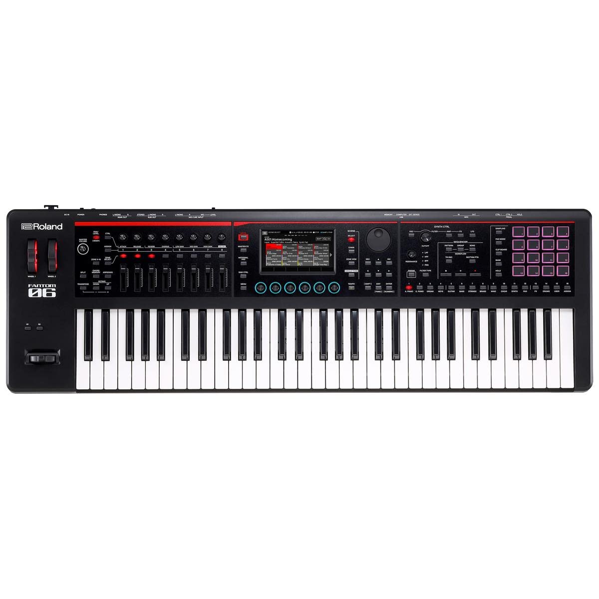 Amazon.com: Roland Synthesizer (FANTOM-06),Black, 61-Key : Musical 