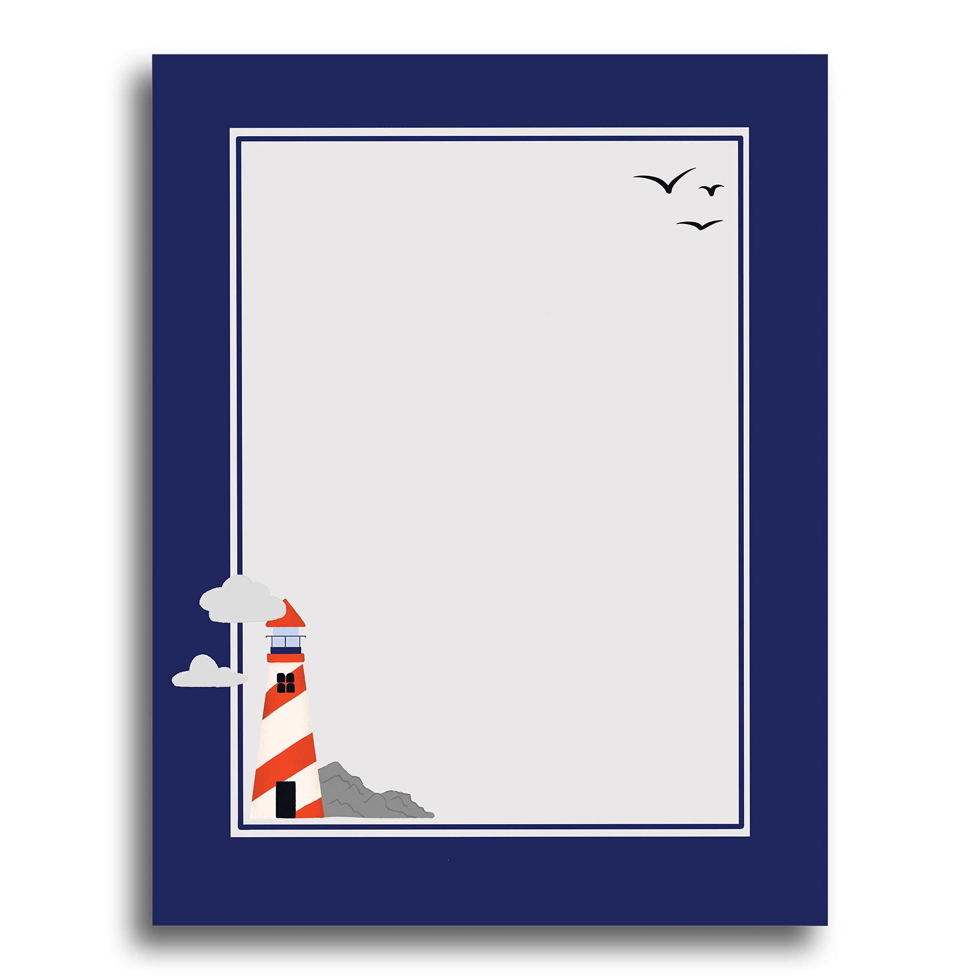Nautical Stationery Paper - 80 Sheets