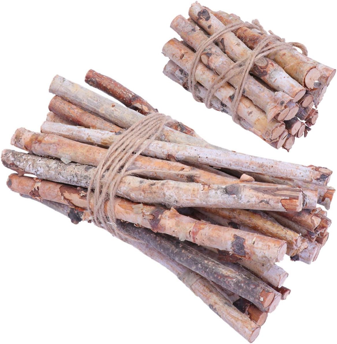 40pcs Natural Birch Branches for Rustic Home Decor Dried Tree Sticks for Arrangements for Weddings Holidays and Centerpieces