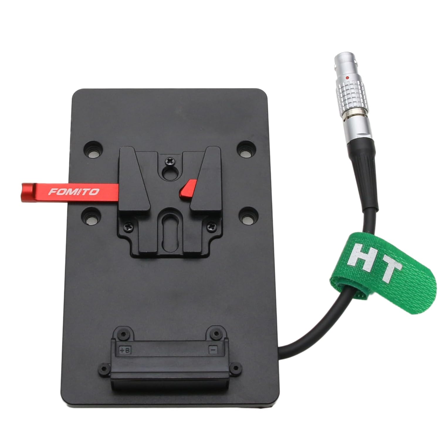 V-Mount V-Lock Battery Plate Power Supply for DJI Ronin 4D Camera, 6 Pin Female Connector, 10cm