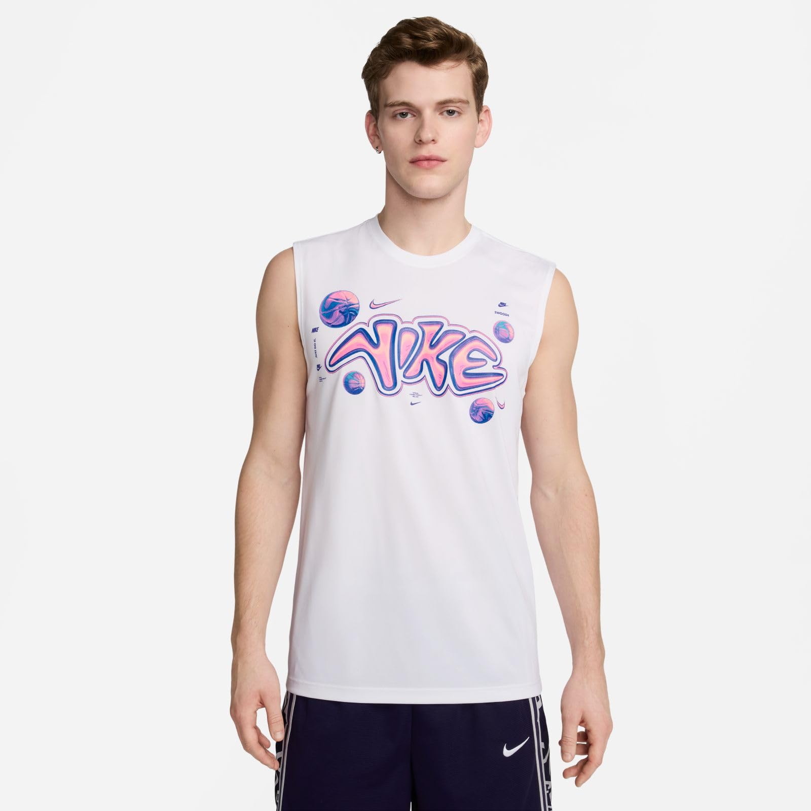 NIKE Top Mężczyźni Herren Dri-fit Tee Rgld Sl Og Su24