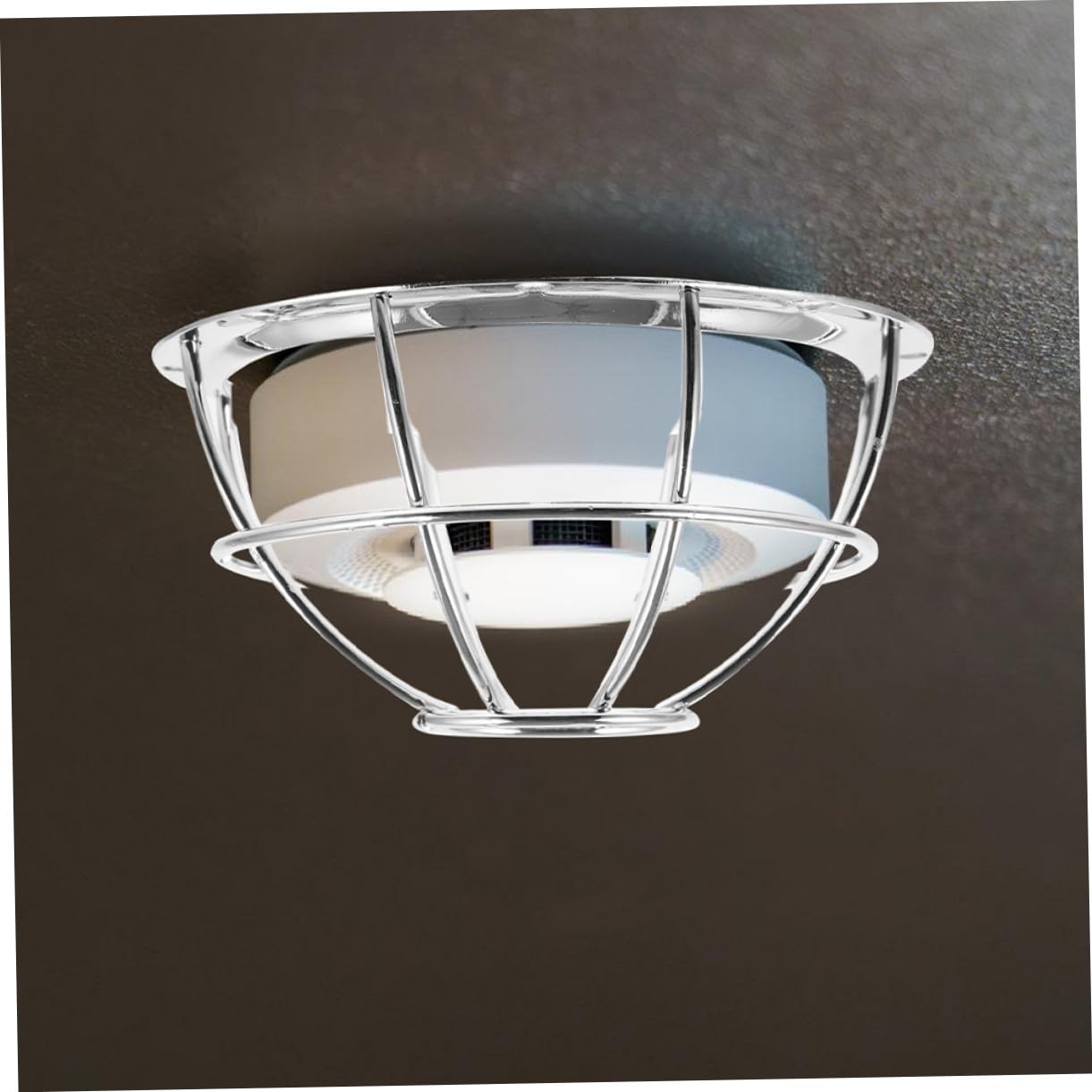 8 Piezas Protector de Detector de de Acero Inoxidable Resistente para de Malla Protectora Hueca para Alarmas de Hogar y Oficina