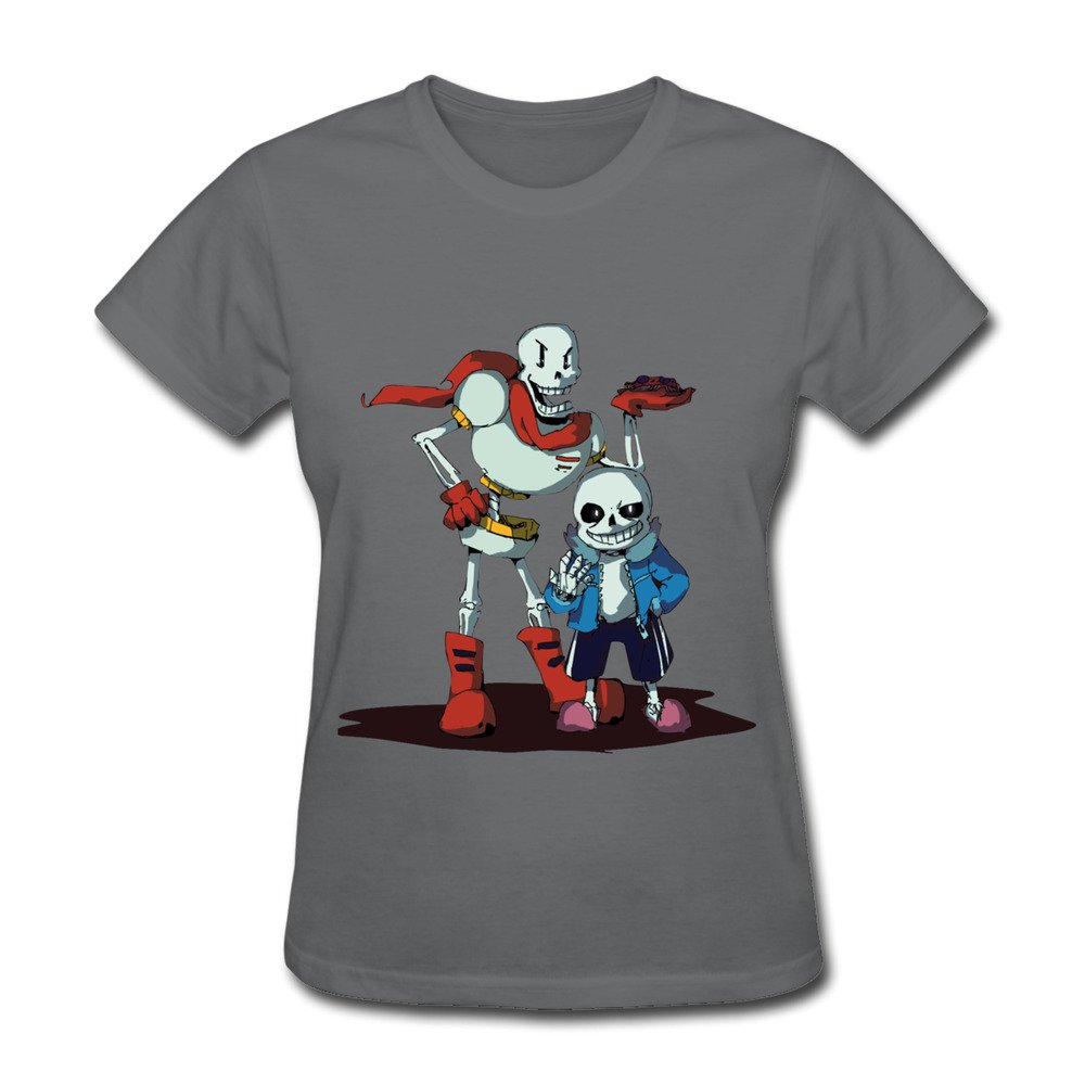 CateesWomen's Undertale Papyrus And Sans T-shirt S DeepHeather