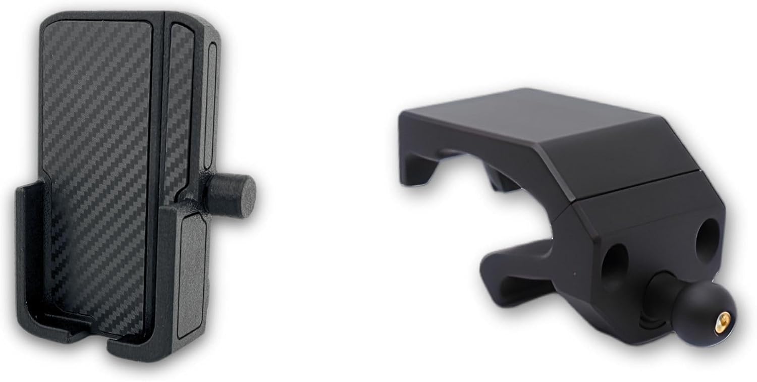 Phone Holder for Jeep Wrangler-JL- (2018-2023) JL JLU Gladiator JT Cradle Mount and Magsafe Compatible (MagSafe Compatible/Wireless Charging)