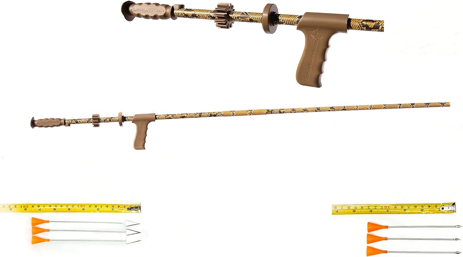 Slock Master Tim Wells Viper Blow Gun, 5 Ft Long .625 Big Bore Caliber, Includes Pistol Grip and Quiver, Razor Darts and Rat Darts Included, Optional Red Laser Sight Sold Separately.