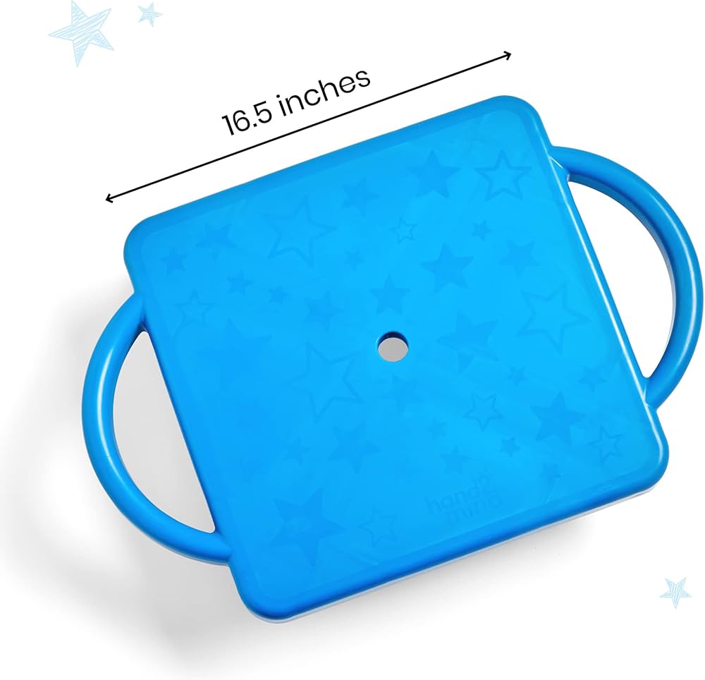 Amazon.com: hand2mind Blue Indoor Scooter Board with Handles, Sit