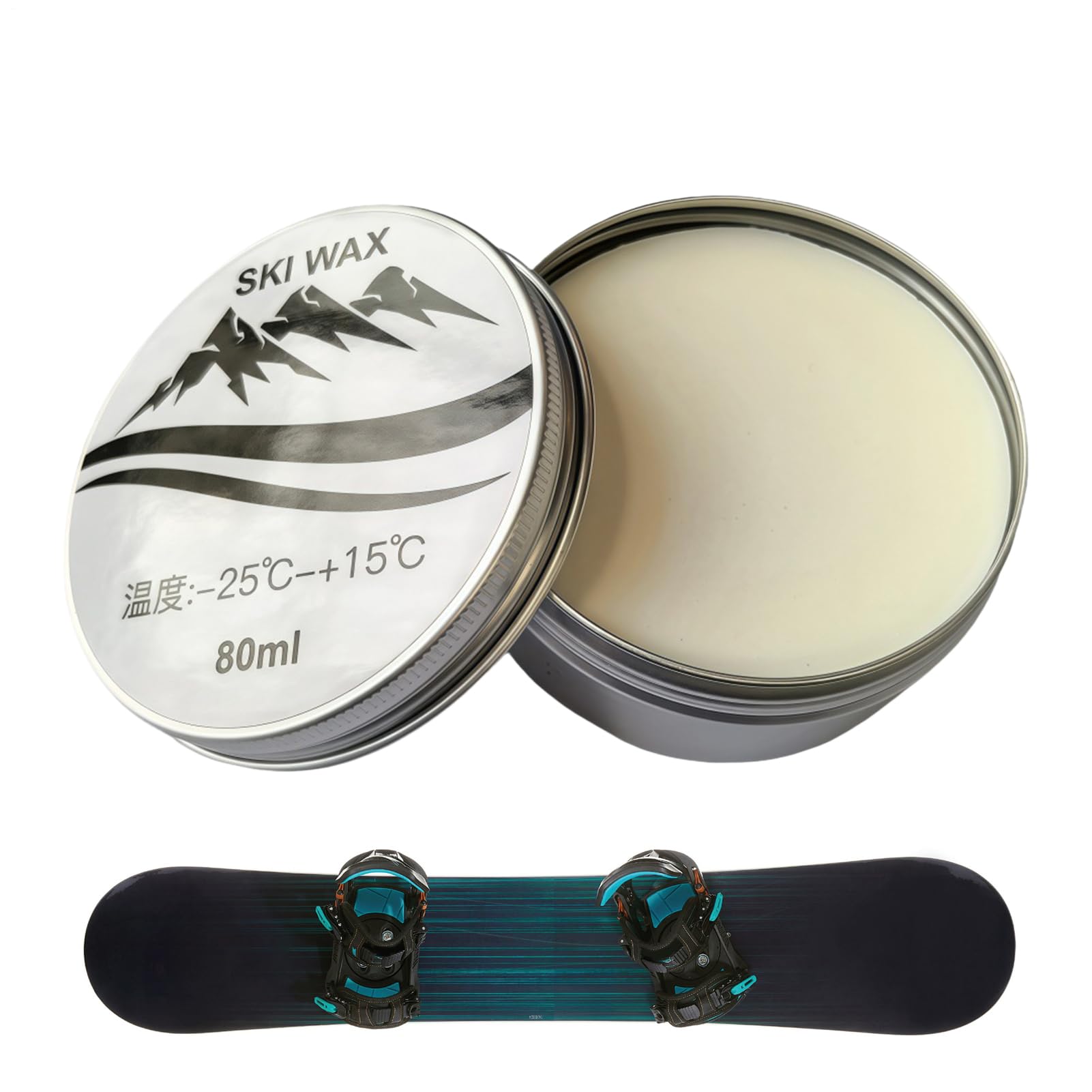Cire de skate | 80 ml | Cire pour skis | Pour une performance optimale de protection du skateboard, sports d'hiver, compétition, loisirs