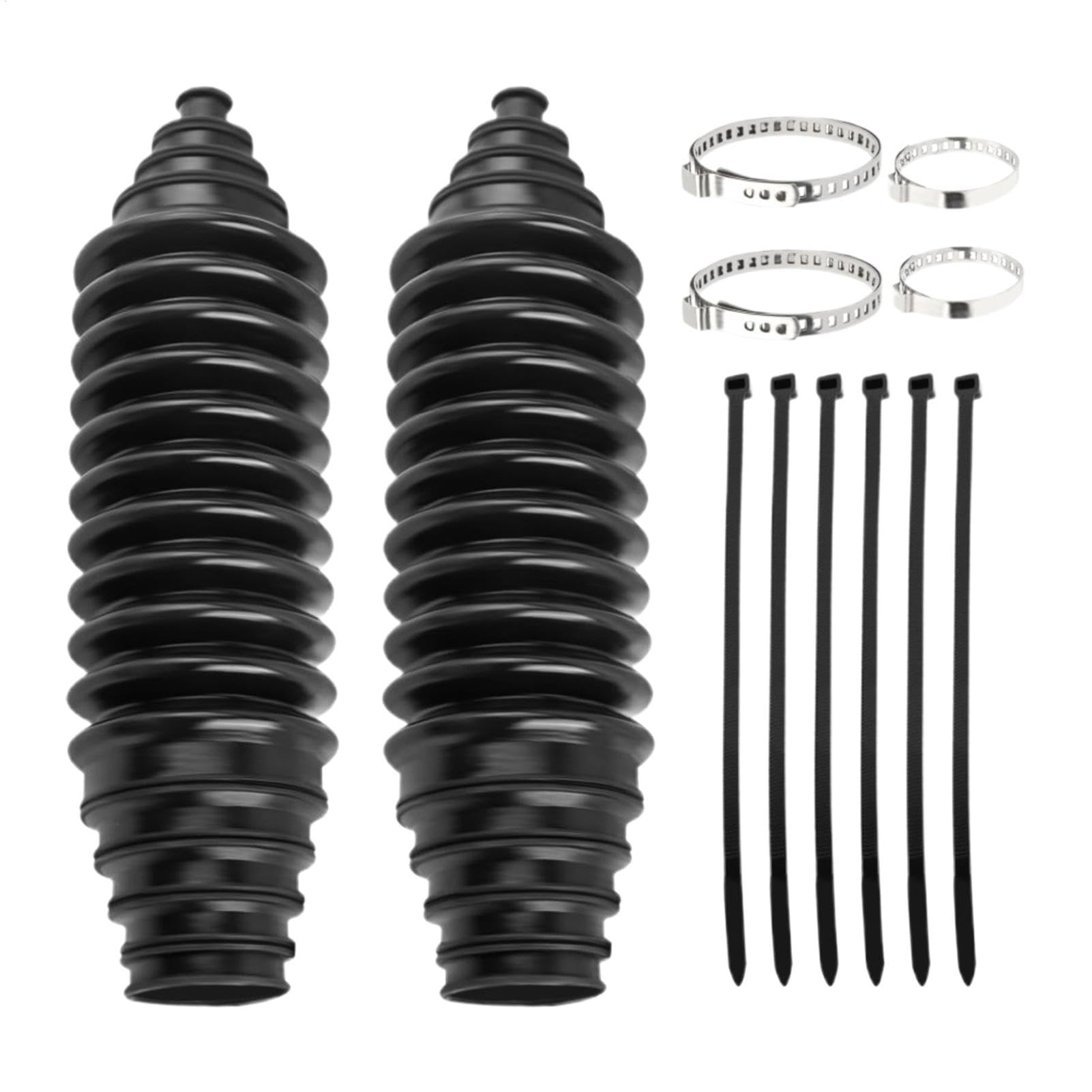 Botte à crémaillère et pignons, botte à crémaillère de direction | Soufflet en silicone pour crémaillère de direction, 12 pièces - Soufflet de crémaillère de direction résistant aux intempéries,