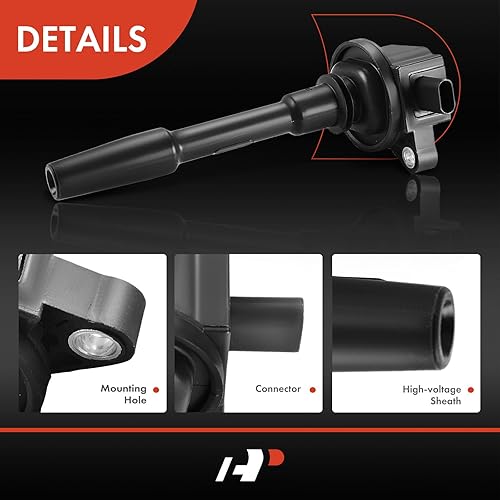 Miniatura 5 de A-Premium Paquete de bobinas de encendido del motor compatible con Ford F-150 2018-2021, Mustang 2018-2020, V8 5.0L