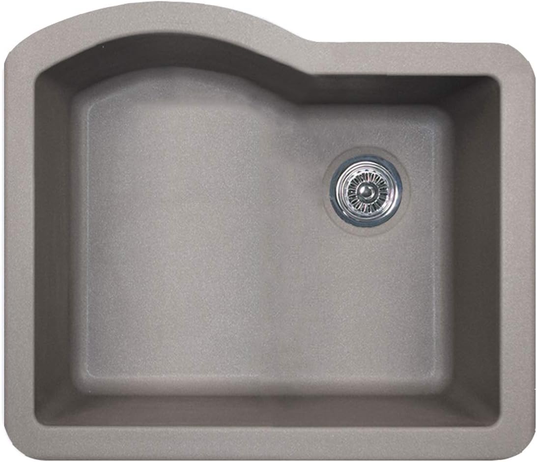 QUSB-2522 22" x 25" Granite Undermount Single Bowl