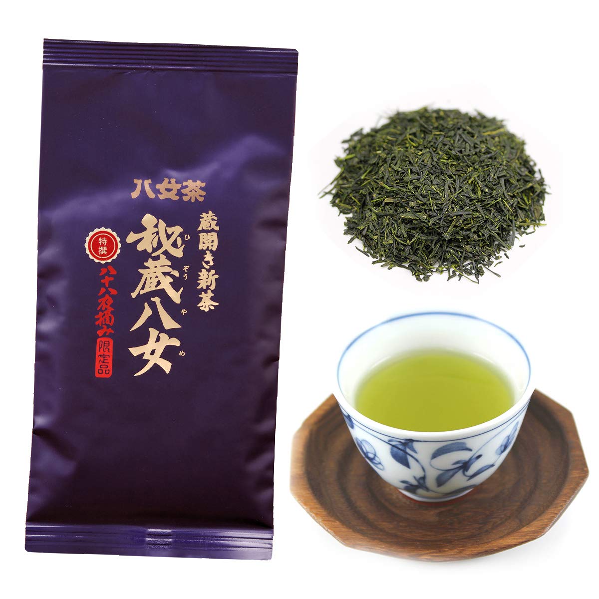 Amazon.co.jp: 新茶 八女茶 茶葉 高級 2025年産 熟成新茶 特選秘蔵八女