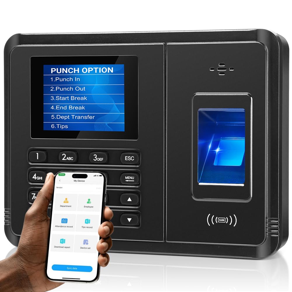 Amazon.com: Tymelix App-Based Time Clock for Small Business with