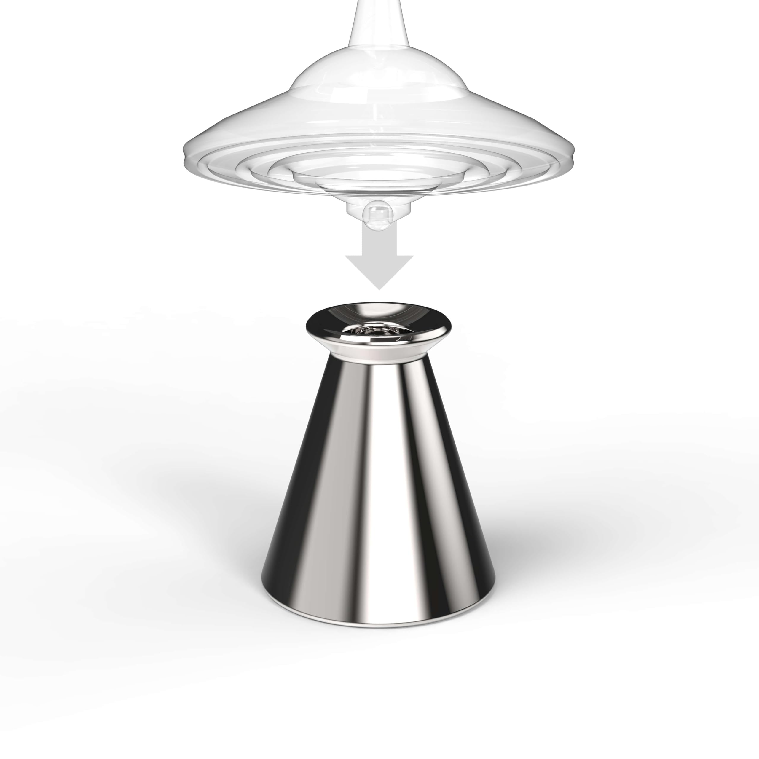 Amazon.com: Plexity Labs UFO Tops - Light Ray Base Metal Dock and