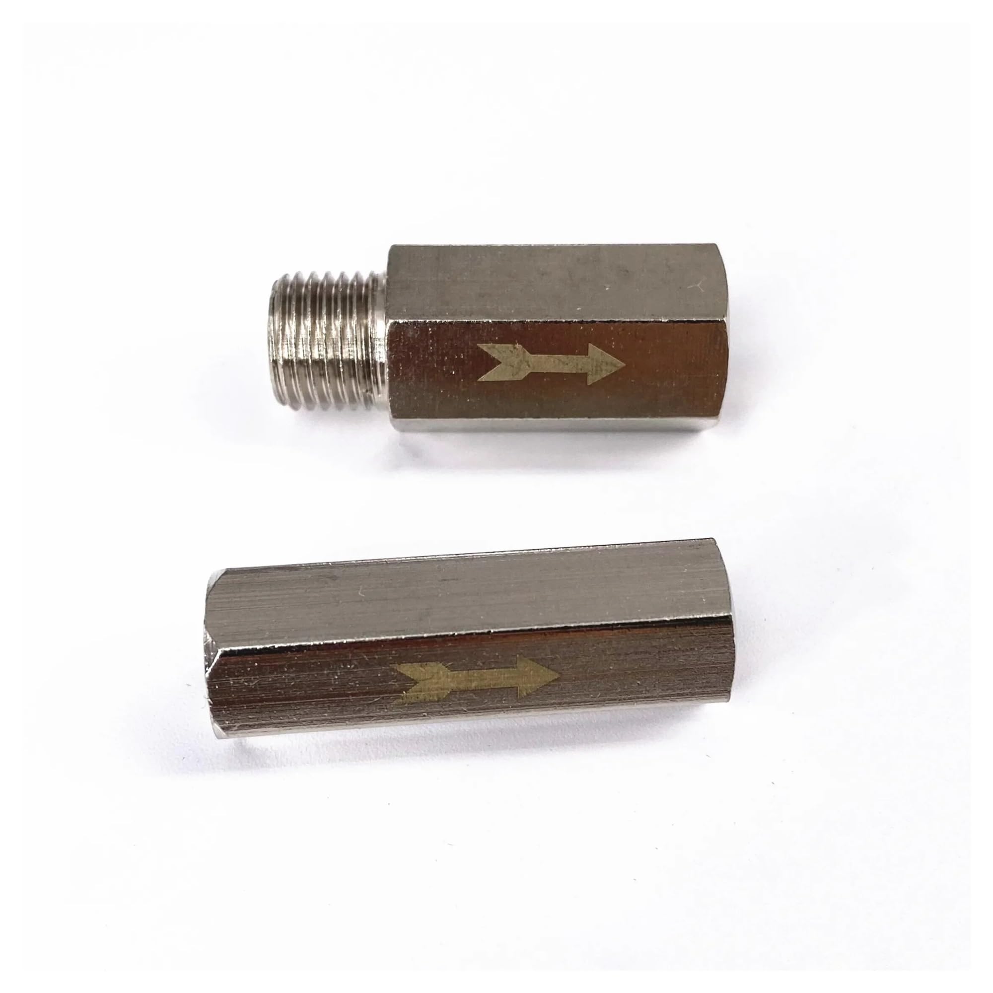 AARTERZZA 3/8" Male to Female Thread Brass Pneumatic One Way Non Check Valve Full Port Air Check Valve