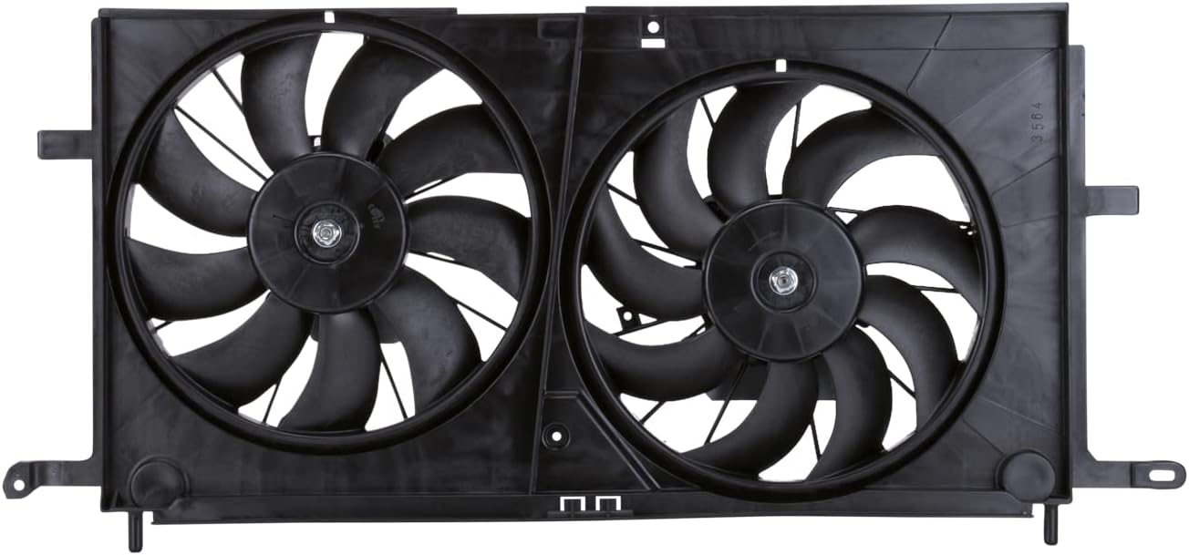 TYC 620780 Cooling Fan Assembly Compatible with 2001-2005 Chevrolet Venture