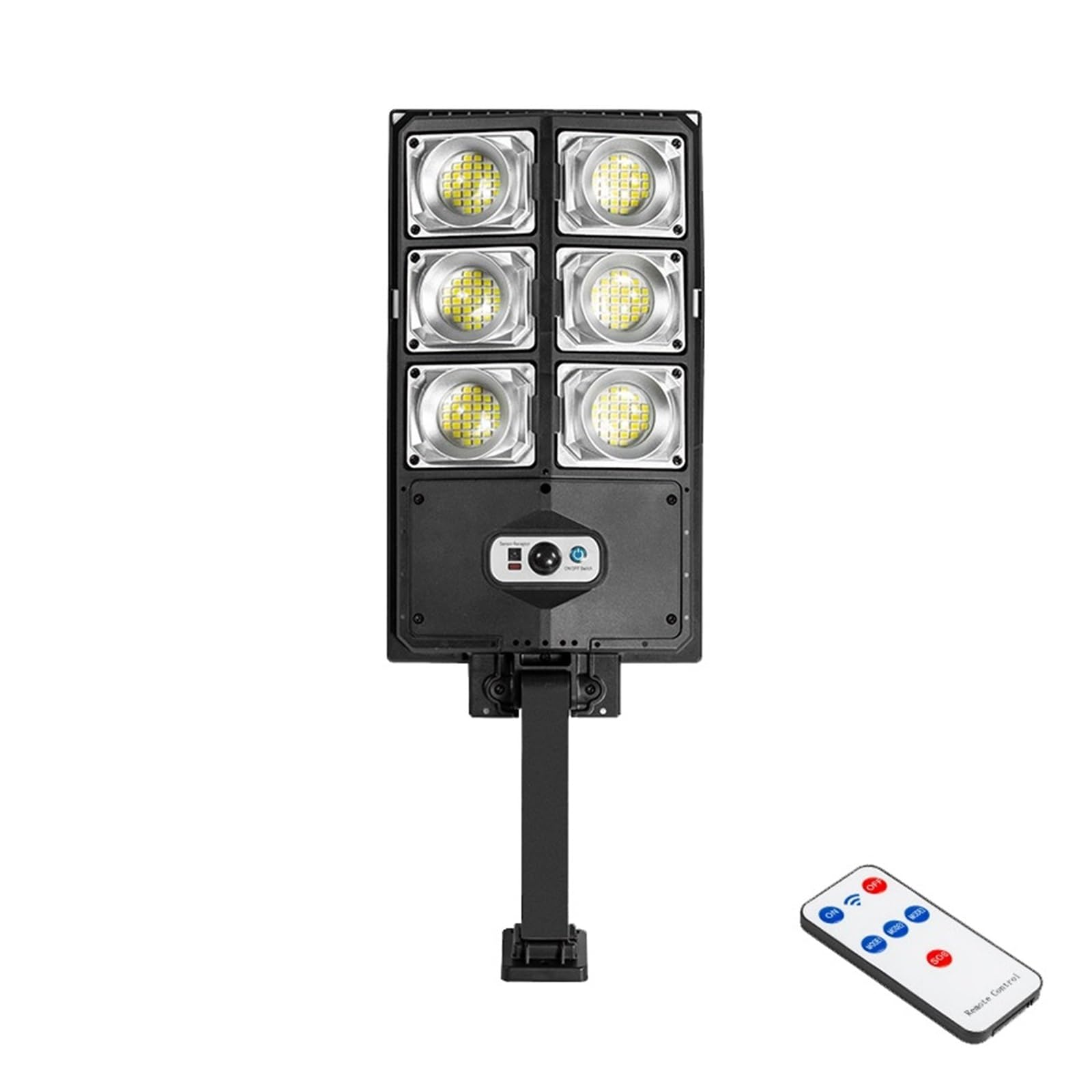 Lampy Solarne Zewnątrz, Światła z czujnikiem ruchu słonecznego Outdoor 8000lm Super Bright 300W wodoodporny pilot 504 LED zasilany energią słoneczną kinkiet na ulicę,Do ogrodu, ulicy, werandy(150W-18