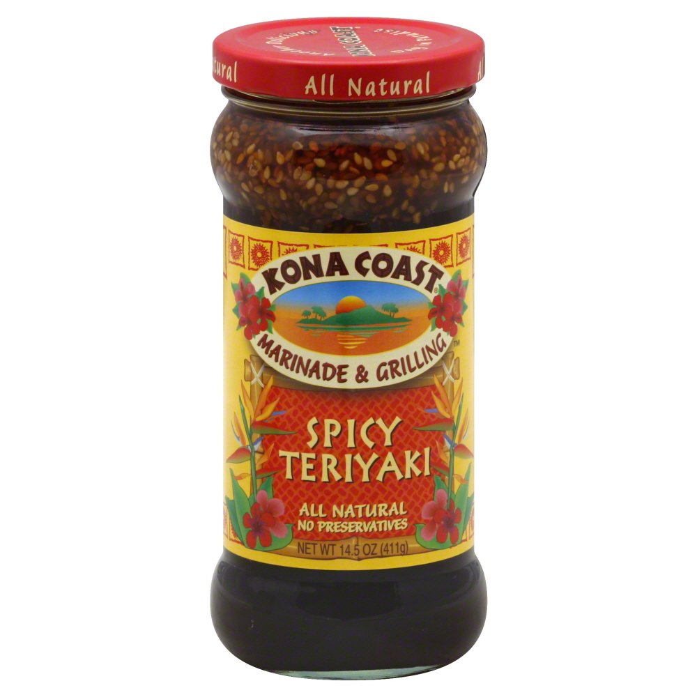 Amazon.com : Kona Coast, Sauce Teriyaki Spicy, 14.5 Ounce